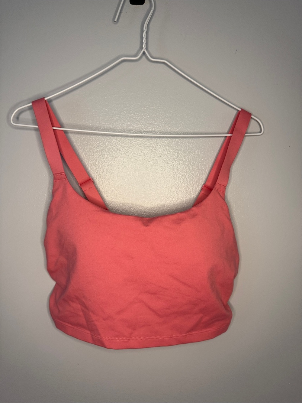 aerie Coral Crop Sports Bralette